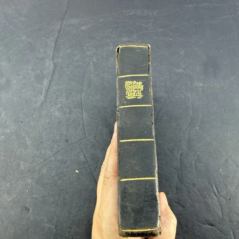 1876 Allgemeines Gesangbuch German Hymnal Schleswig-Holstein Antique Book HC